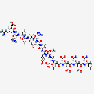 Chemical structure of LQEQ-19 (mouse, rat)