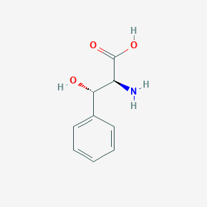 Chemical structure of L-threo-Phenylserine