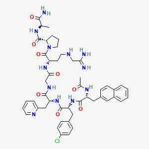 Chemical structure of Luteinizing Hormone-Releasing Hormone Antagonist