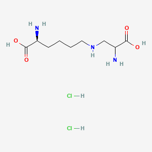 Chemical structure of Lysinoalanine Dihydrochloride