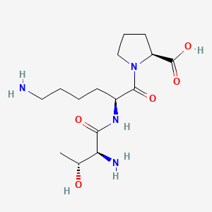 Chemical structure of Threonyl-lysyl-proline