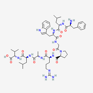 Chemical structure of MAGE-3 Antigen (271-279) (human)