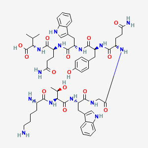Chemical structure of Melanocyte Protein PMEL 17 (130-138) (human)
