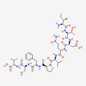 Chemical structure of Melanocyte Protein PMEL 17 (185-193) (human, bovine, mouse)