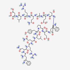 Chemical structure of Melanocyte Protein PMEL 17 (44-59) (human, bovine, mouse)