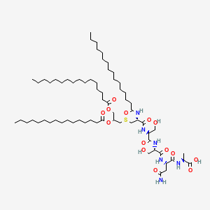 Chemical structure of Mitogenic Pentapeptide