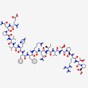Chemical structure of Myelin Basic Protein (83-99) (bovine)