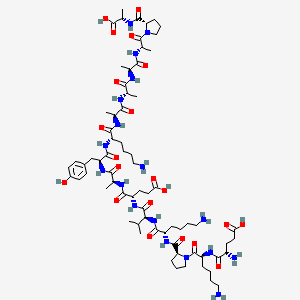 Chemical structure of Myelin Basic Protein (85-99) Peptide Antagonist