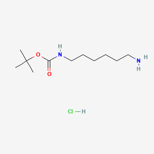 Chemical structure of N-1-Boc-1,6-diaminohexane · HCl
