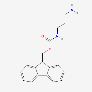 Chemical structure of N-1-Fmoc-1,3-diaminopropane · HCl