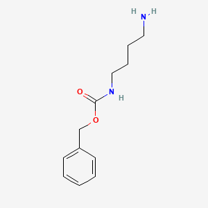 Chemical structure of N-1-Z-1,4-diaminobutane · HCl