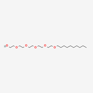 Chemical structure of n-Decylpentaoxyethylene