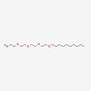 Chemical structure of n-Decyltetraoxyethylene