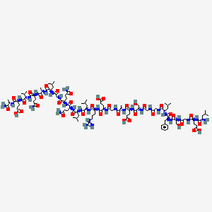 Chemical structure of Neuroendocrine Regulatory Peptide-1 (rat)