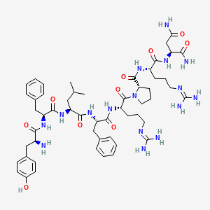 Chemical structure of Neuromedin U-8 (porcine)