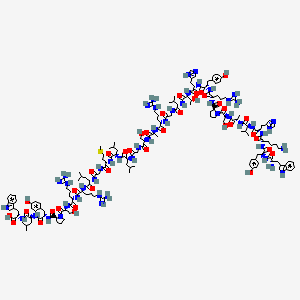 Chemical structure of Neuropeptide W-30 (rat)