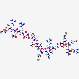 Chemical structure of Neuropeptide Y (18-36)