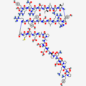 Chemical structure of Neuropeptide Y (free acid) (human, rat)