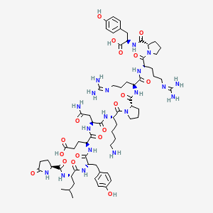 Chemical structure of Neurotensin (1-11)