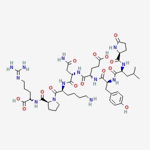 Chemical structure of Neurotensin (1-8)