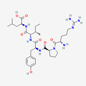 Chemical structure of Neurotensin (9-13)
