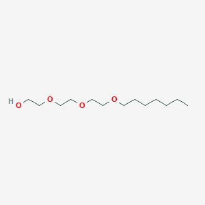 Chemical structure of n-Heptyltrioxyethylene