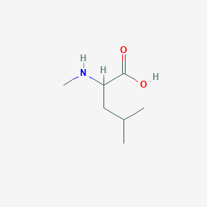 Chemical structure of N-Me-DL-Leu-OH