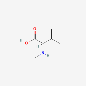 Chemical structure of N-Me-DL-Val-OH