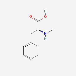 Chemical structure of N-Me-D-Phe-OH · HCl