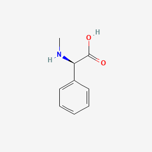 Chemical structure of N-Me-D-Phg-OH