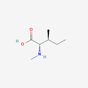 Chemical structure of N-Me-Ile-OH