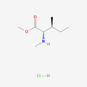 Chemical structure of N-Me-Ile-OMe · HCl