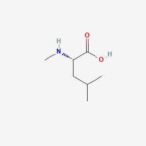 Chemical structure of N-Me-Leu-OH