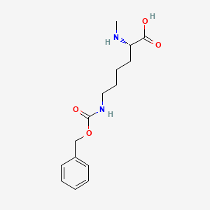 Chemical structure of N-Me-Lys(Z)-OH