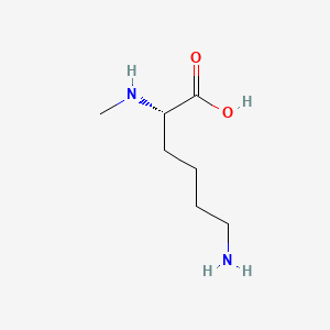 Chemical structure of N-Me-Lys-OH