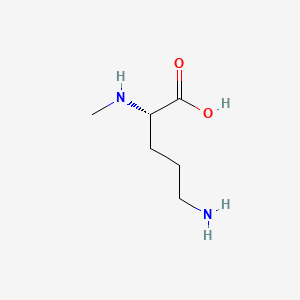 Chemical structure of N-Me-Orn-OH · HCl