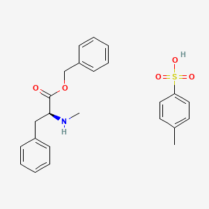 Chemical structure of N-Me-Phe-Obzl p-Tosylate