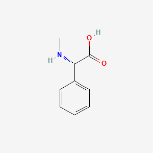Chemical structure of N-Me-Phg-OH