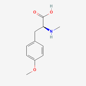 Chemical structure of N-Me-Tyr(Me)-OH