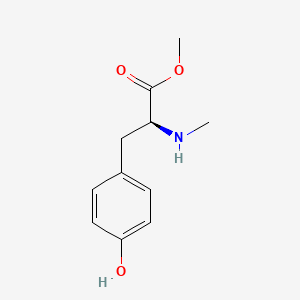 Chemical structure of N-Me-Tyr-OMe · HCl