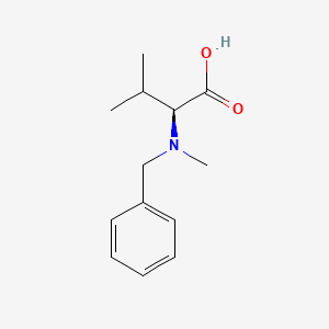 Chemical structure of N-Me-Val-OBzl · p-tosylate