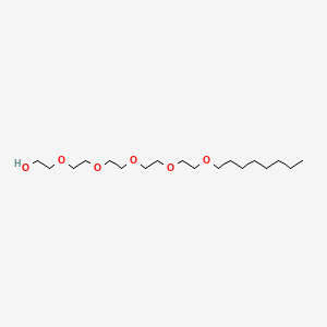 Chemical structure of n-Octylpentaoxyethylene