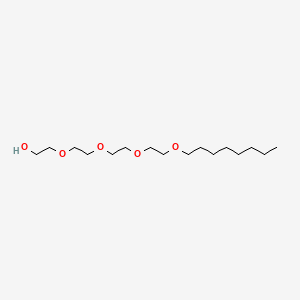 Chemical structure of n-Octyltetraoxyethylene
