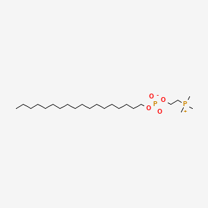 Chemical structure of Octadecylphosphophosphoniumcholine