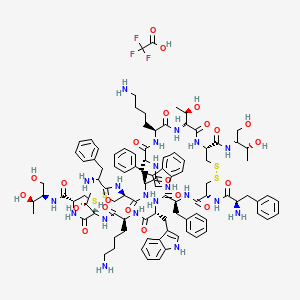 Chemical structure of Octreotide trifluoroacetate salt (Dimer, Antiparallel)