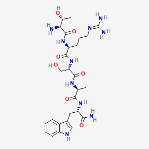 Chemical structure of Osteostatin (1-5) amide (human, bovine, dog, horse, mouse, rabbit, rat)