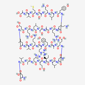 Chemical structure of Dvaheilneayrkvldqlsarkylqsmva