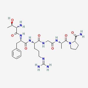Chemical structure of PAR-3 (1-6) amide (human)
