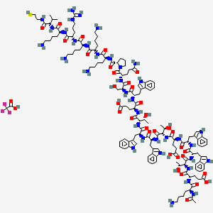Chemical structure of Pep-1-cysteamide
