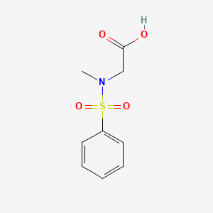 Chemical structure of Phenylsulfonyl-Sar-OH